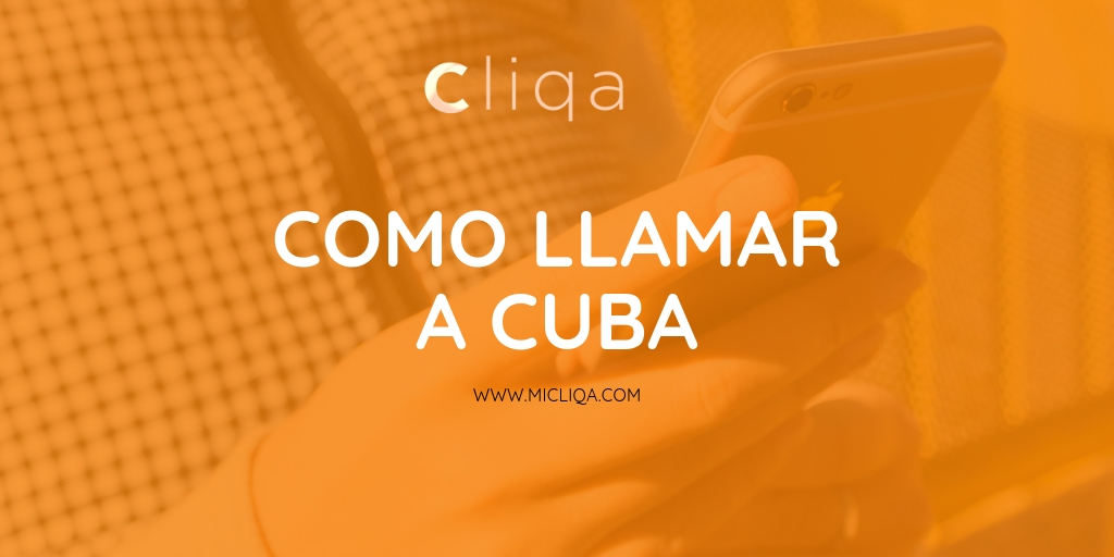 como marcar a cuba desde usa