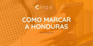 como marcar a honduras