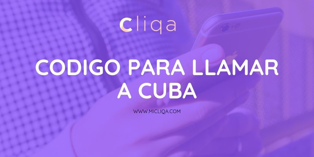 codigo para llamar a cuba